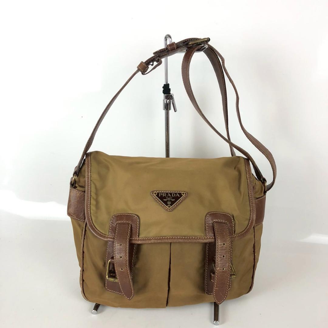 PRADA プラダ ショルダーバッグ ベージュ レディース ブランド 正規品 送料無料 ブランド 人気拍卖
