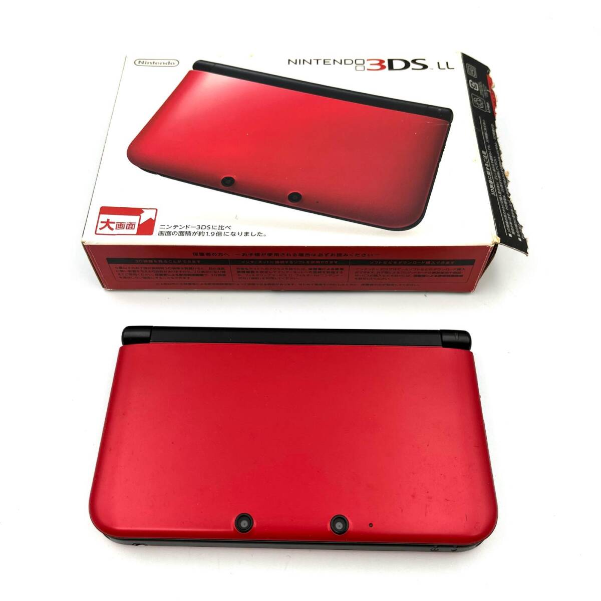 P2606★ Nintendo ニンテンドー ゲームハード Nintendo 3DSLL レッド×ブラック拍卖