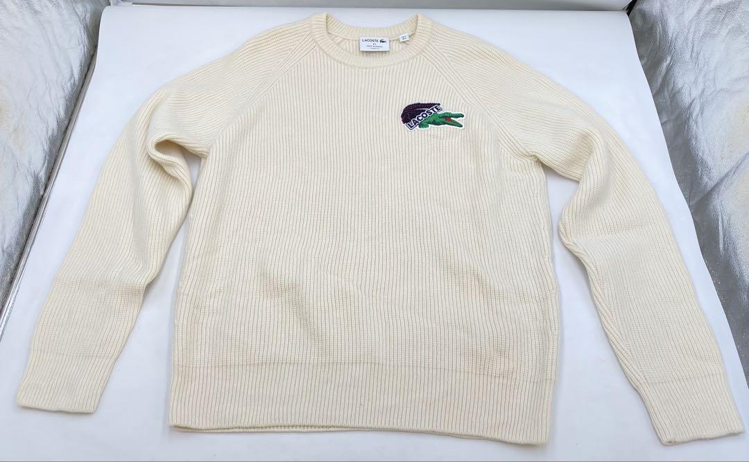 LACOSTE ラコステ クルーネックセーター メンズ M拍卖