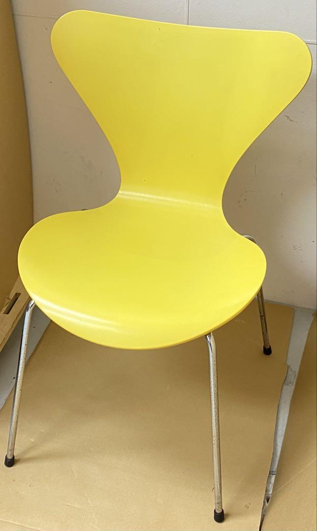 Fritz Hansen フリッツハンセン セブンチェア 1996年製 黄拍卖