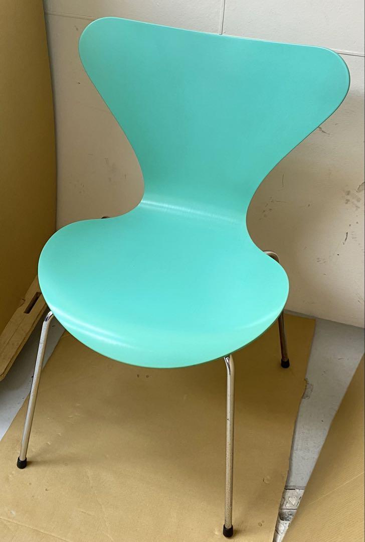Fritz Hansen フリッツハンセン セブンチェア 1996年製 空色拍卖
