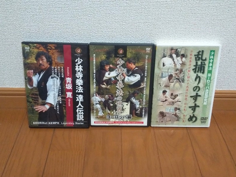 少林寺拳法 ヨーロッパ 青坂寛 DVD3本セット拍卖