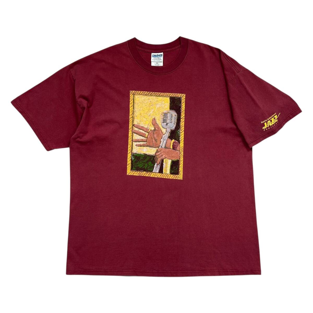 90s ジャズ フェス サスクテル・サスカチュワン カナダ製 アート Tシャツ サイズ XXL 2XL拍卖