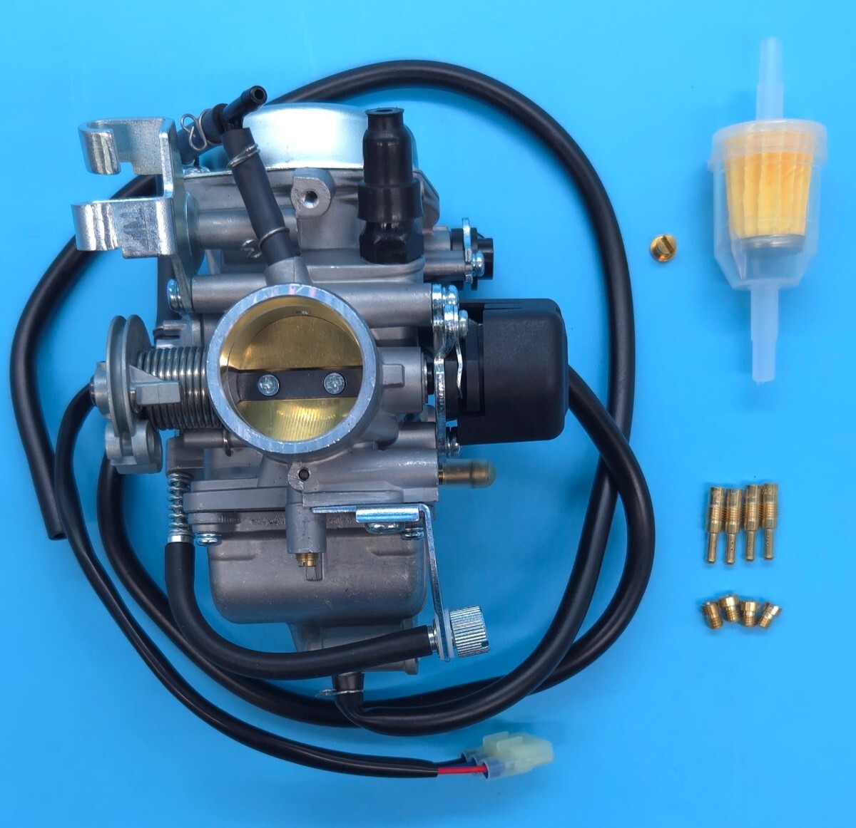 30日保証CA8ジェット多数付属社外新品送料無料 HONDA CL400 キャブレター リペア オーバーホール 管理A-C拍卖