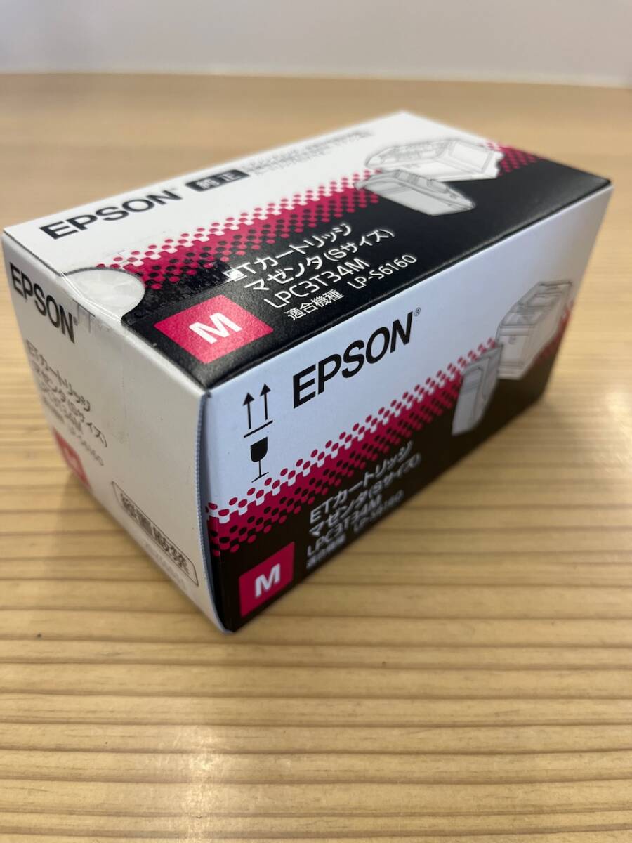エプソン純正トナー・カートリッジ マゼンタ(Sサイズ) LPC3T34M 適合機種 LP-S6160用 未使用・未開封品です拍卖