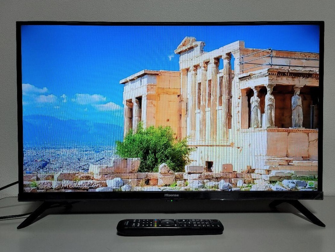 Hisense 32型 HD 液晶テレビ 32A30G 2021年製 高画質 黒 ハイセンス 32v型 リモコン 薄型 美品拍卖