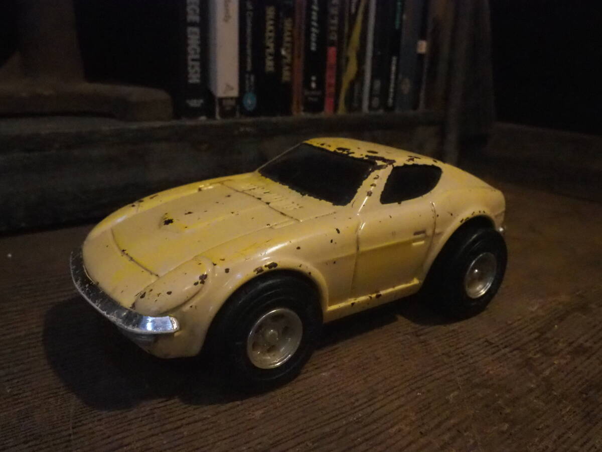 【トンカミニカー】フェアレディZ昭和レトロ自動車おもちゃ玩具ミニチュア二輪車アンティーク古道具インテリアインダストリアル骨董トミカ拍卖