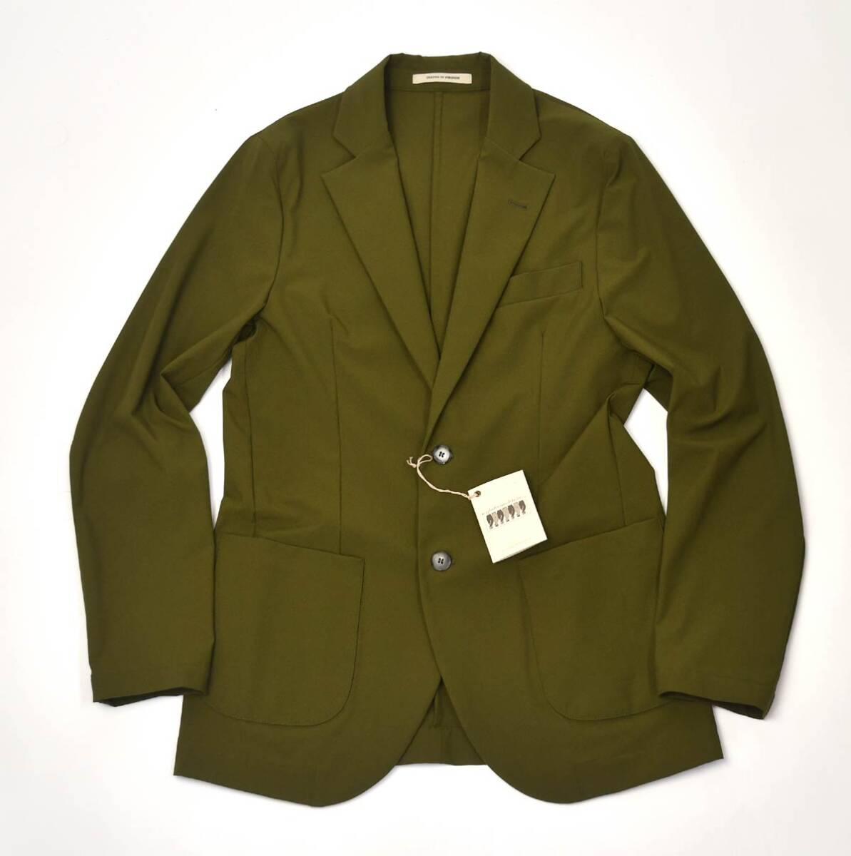 新品ジャブスアルキヴィオgiab's ARCHIVIOジャケットSTROZZI48オリーブA3760 30拍卖