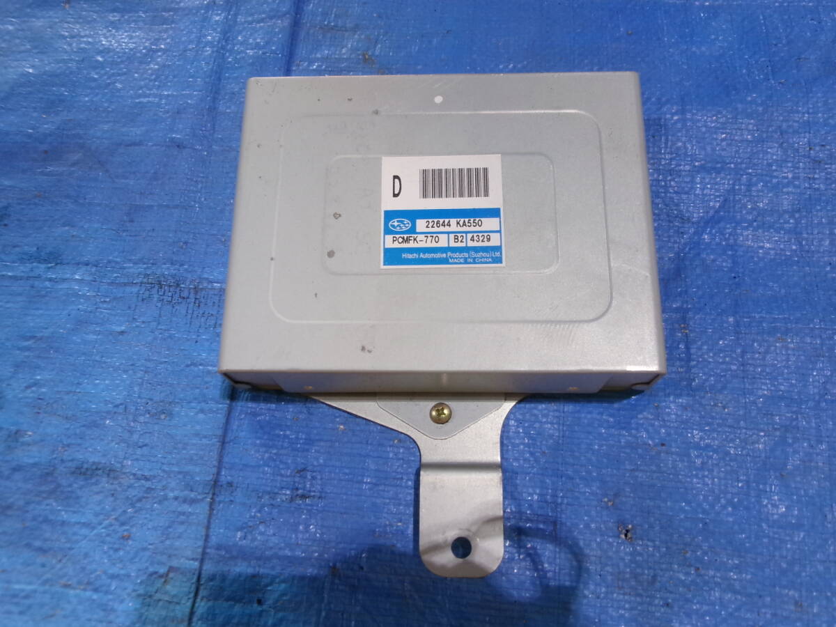 サンバー ディアス ワゴン スーパーチャージャー エンジン コンピューター 22644 KA550 TW1/2 TV1/2 TT1/2拍卖