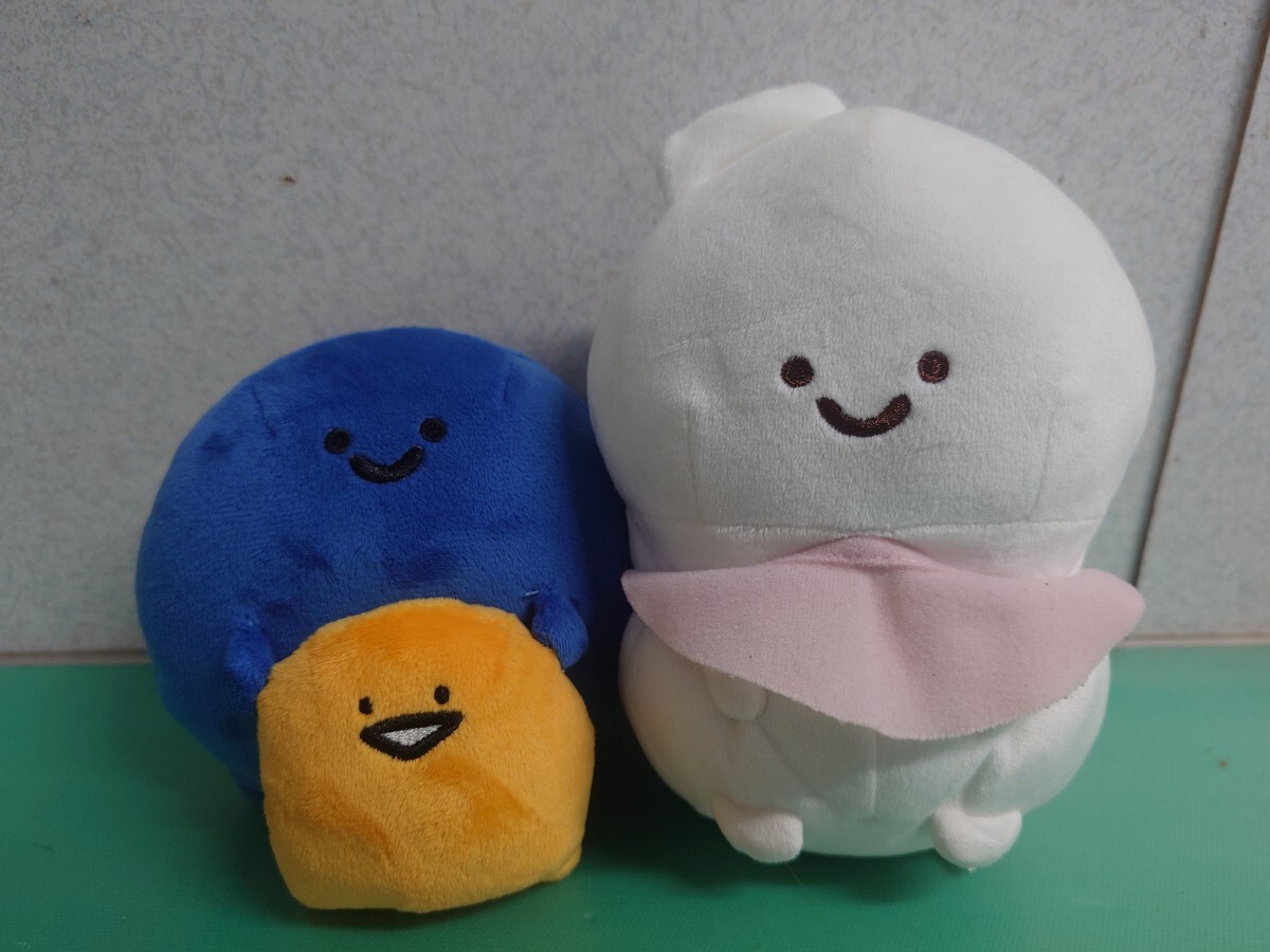 ● お文具といっしょ ばぶんぐ /お文具さん/名も無き者とゼリーさん なかよしだっこ ぬいぐるみ 2点セット名も無き者/ゼリーさん ③ 拍卖