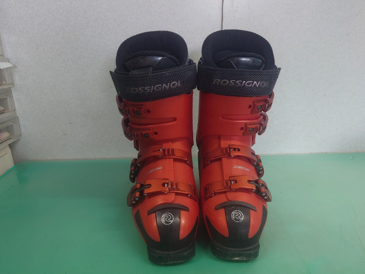 ● 23) ROSSIGNOL ロシニョール スキー ブーツ 295mm 25.5cm スキー靴 オレンジ 中古 ③拍卖
