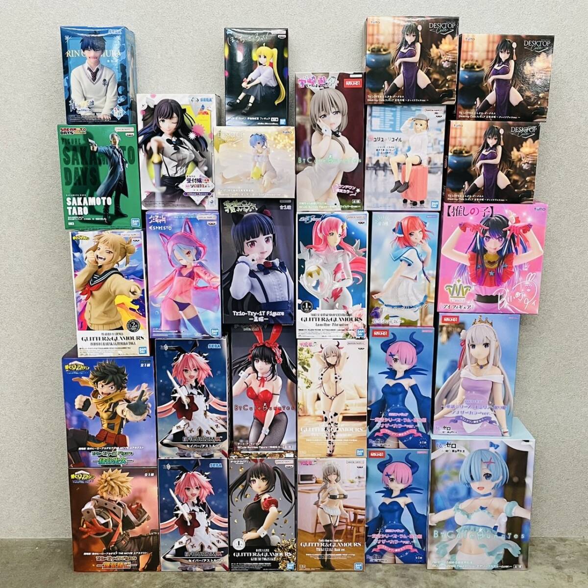 【未開封】 混合 プライズ フィギュア まとめ 28体 セット D/ アストルフォ レム ラクス アイ T-most 宇崎月 時崎狂三 トガヒミコ 大量拍卖