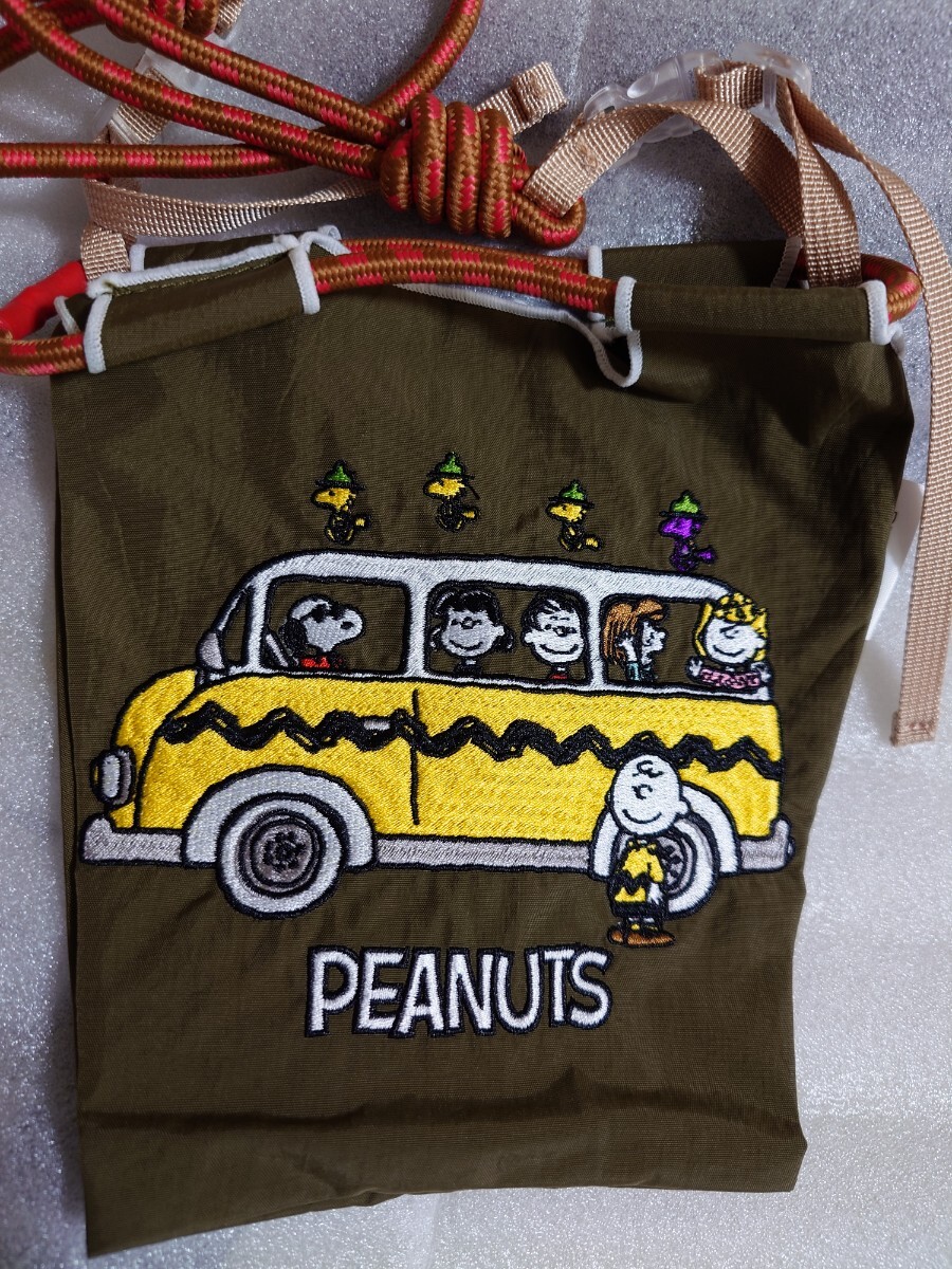 ボールアンドチェーン Ball & Chain スヌーピー バス柄 Sサイズ ミニバッグ ポシェット ピーナッツ★拍卖