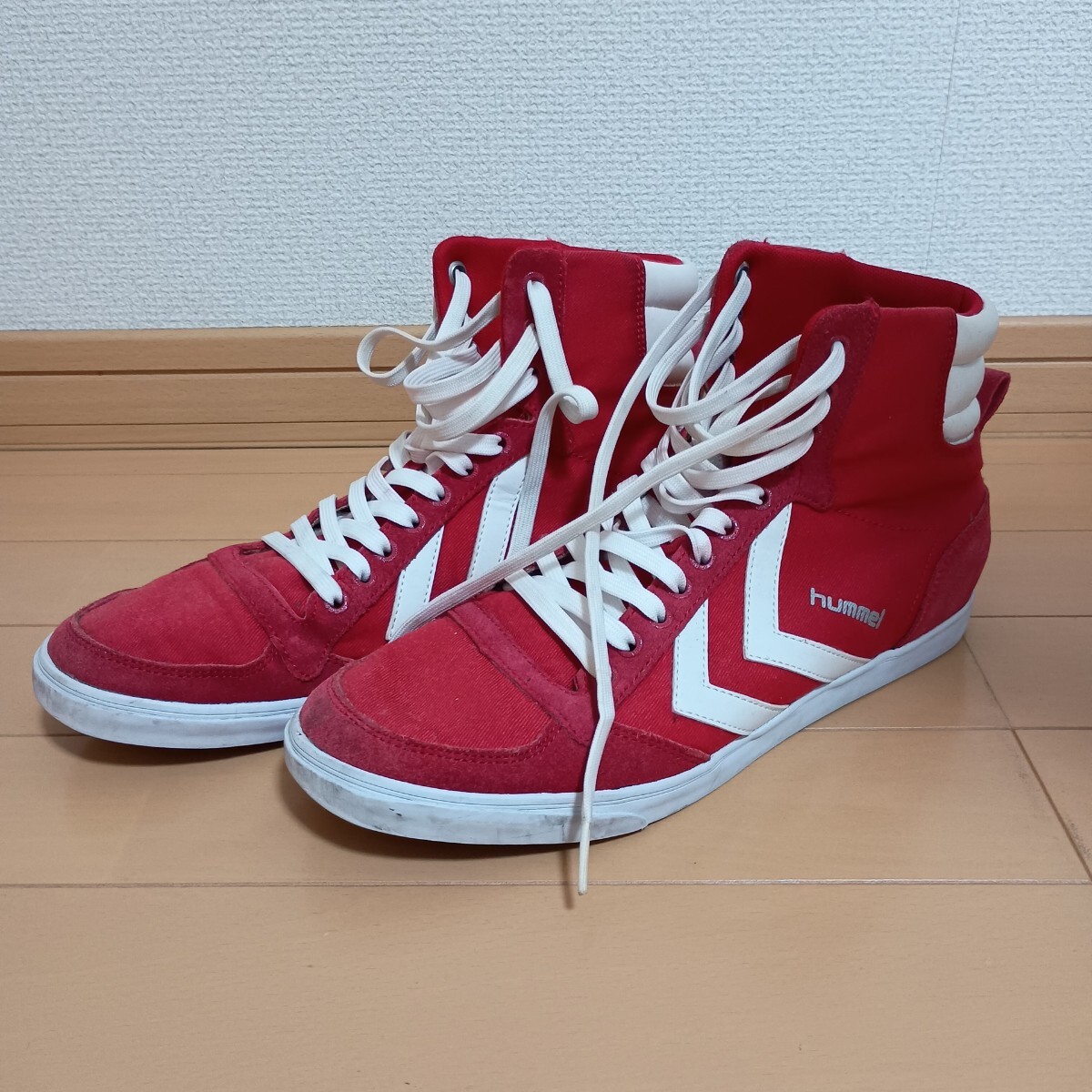 ヒュンメル ハンドボールシューズ スニーカー ハイカット 26.5cm拍卖