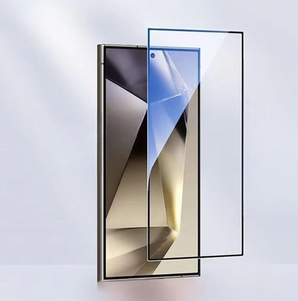 Galaxy S25 Ultra SC-52F SCG32 ガラス フィルム 指紋認証対応 ギャラクシー s25 ウルトラ フルグルー 全面接着 fingerprint unlock拍卖