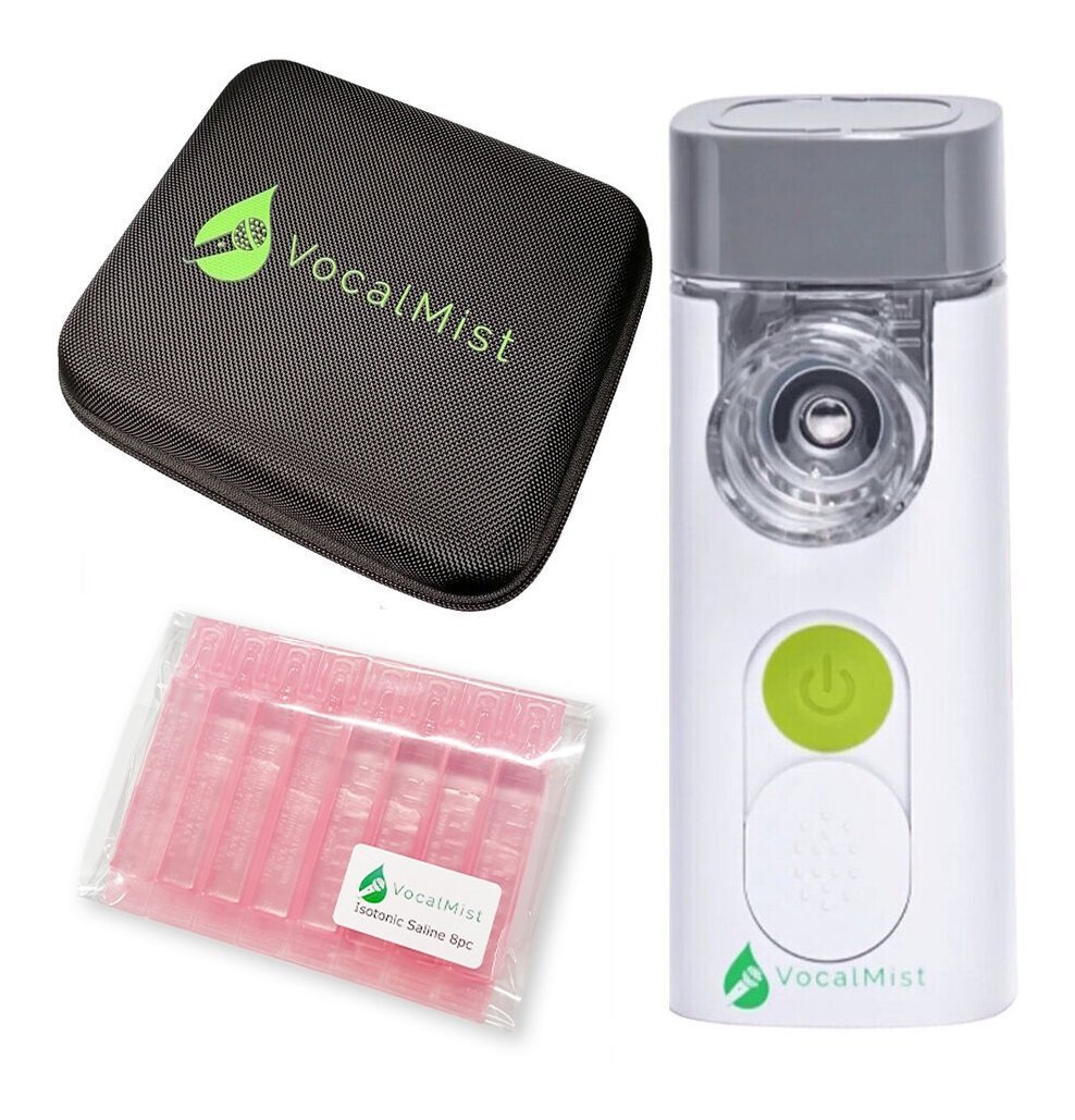 即決◆新品◆送料無料Vocal Mist Portable Nebulizer/Isotonic Saline 8本+ケース付 ボーカリスト用 喉の保湿ケア 携帯型 ポータブル ネブ拍卖