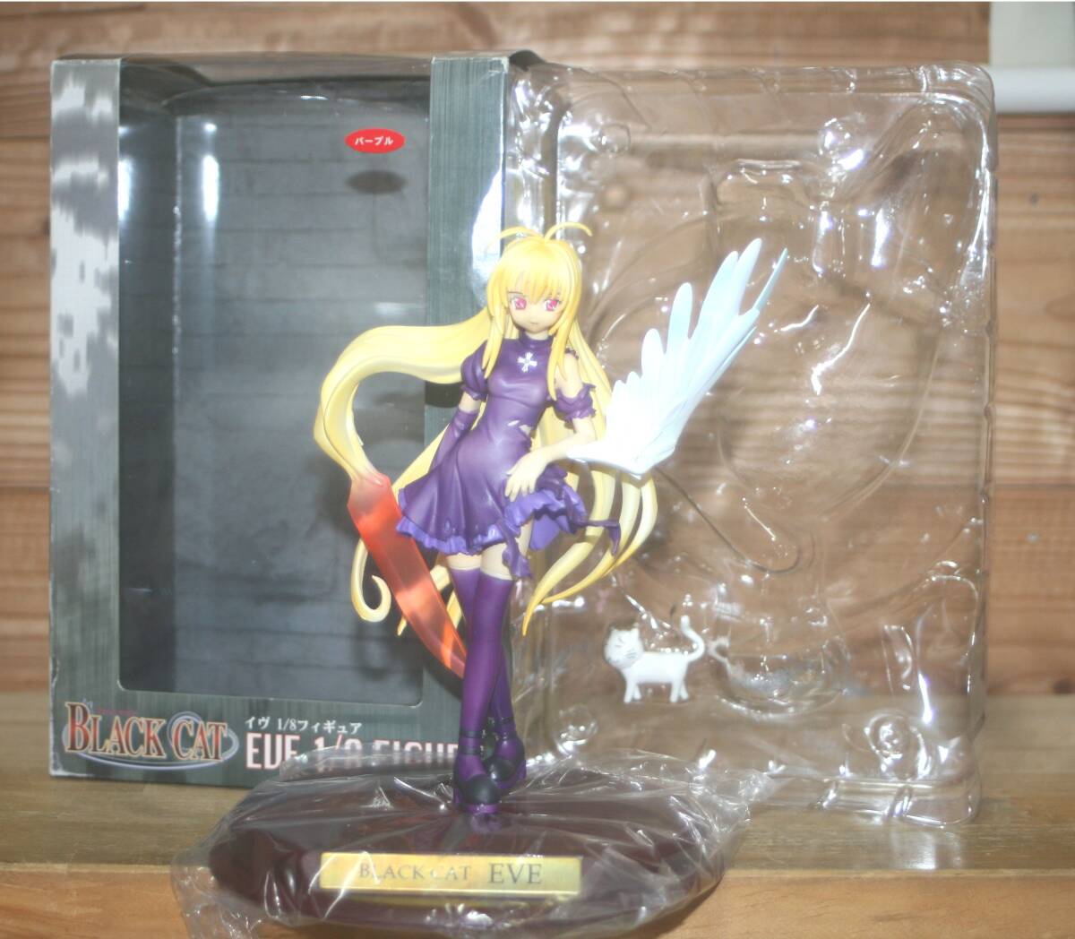 開封品♪ BLACK CAT ブラック・キャット イヴ パープルVer. (1/8 ぴっころ,リンスレット=ウォーカー,セフィリア=アークス)拍卖