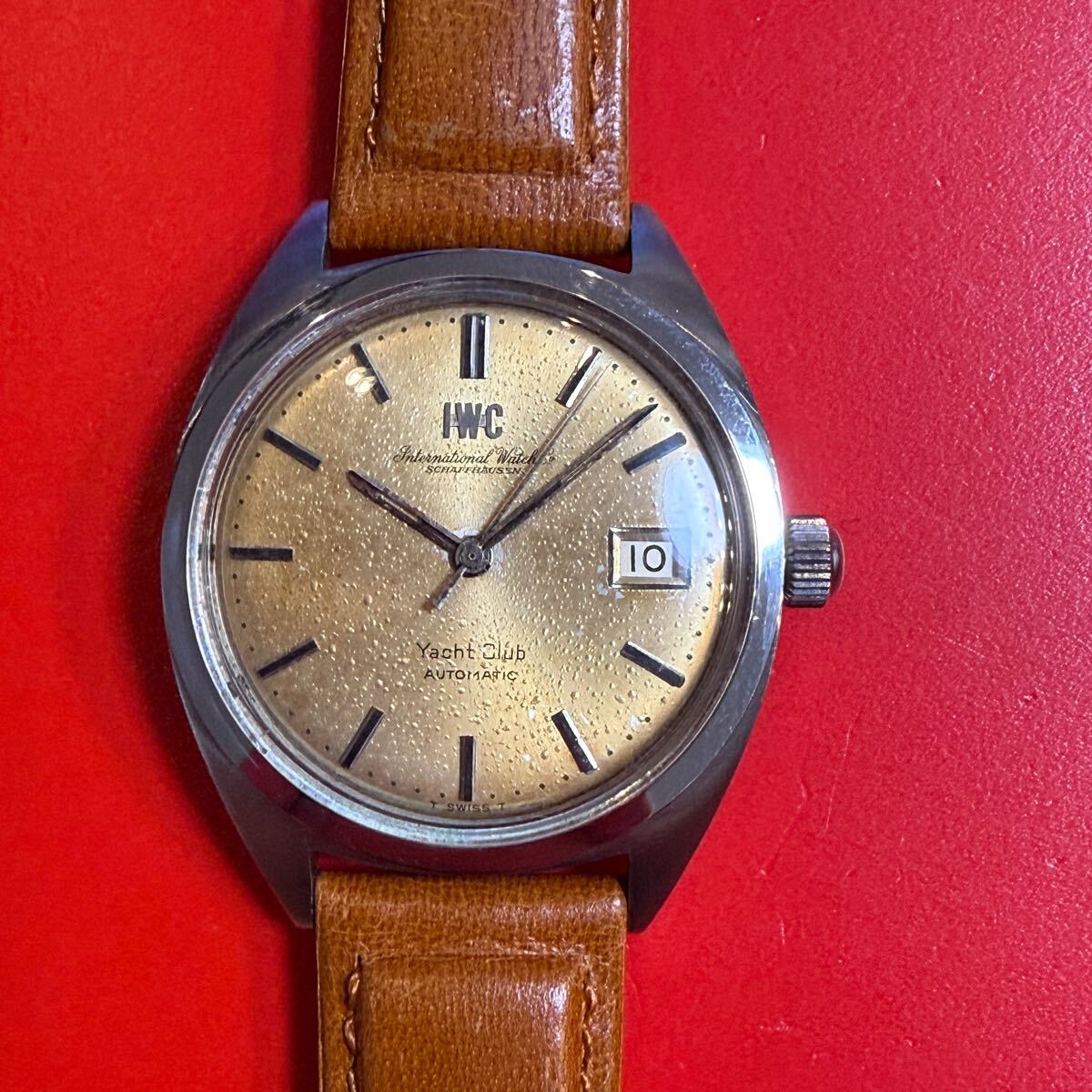 スペシャル★IWC ヨットクラブ トロピカル ブラウン ダイヤル オンリーワン 唯一無二のワンオフダイヤル ヴィンテージ インヂュニア拍卖