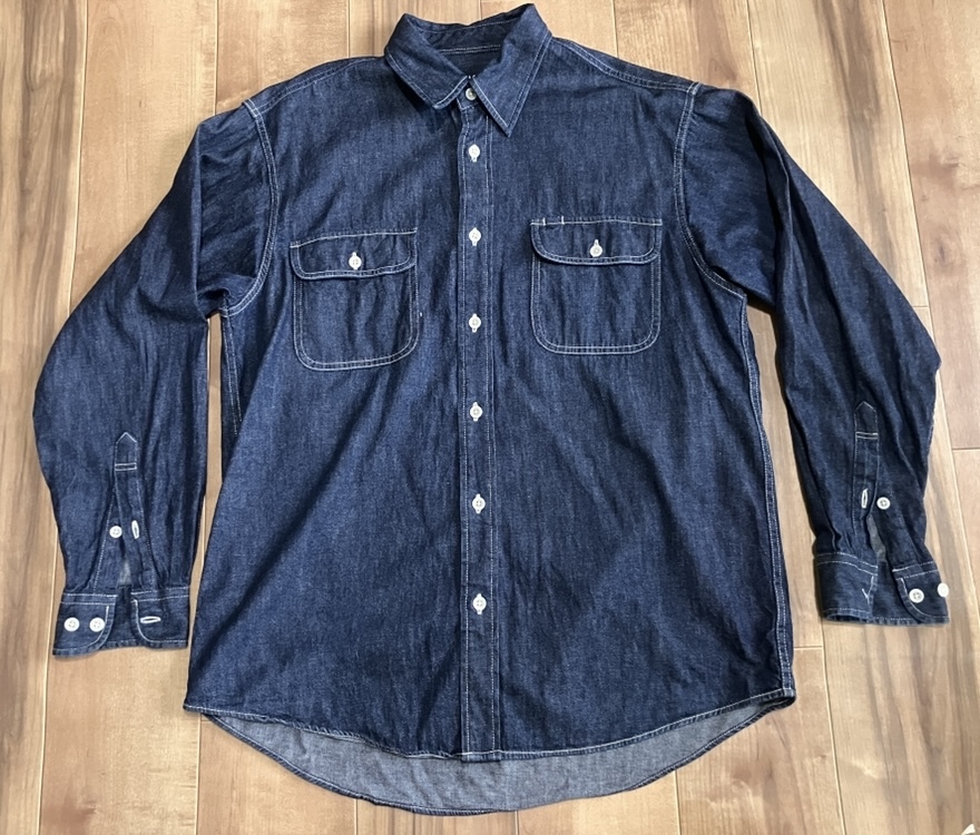 オールドユニクロ UNIQLO デニムシャツ L拍卖