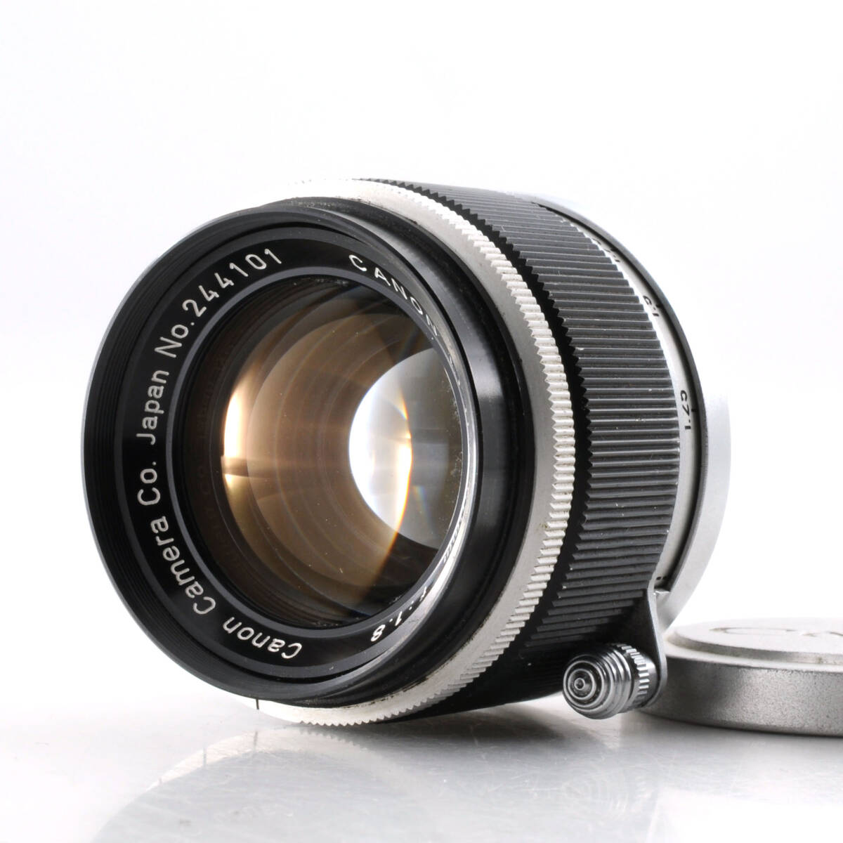 僅かに経年のくもりアリ分お値引き価格【キヤノン】Canon 50mm F1.8 ライカLマウントレンズ LTM L39 #J660拍卖