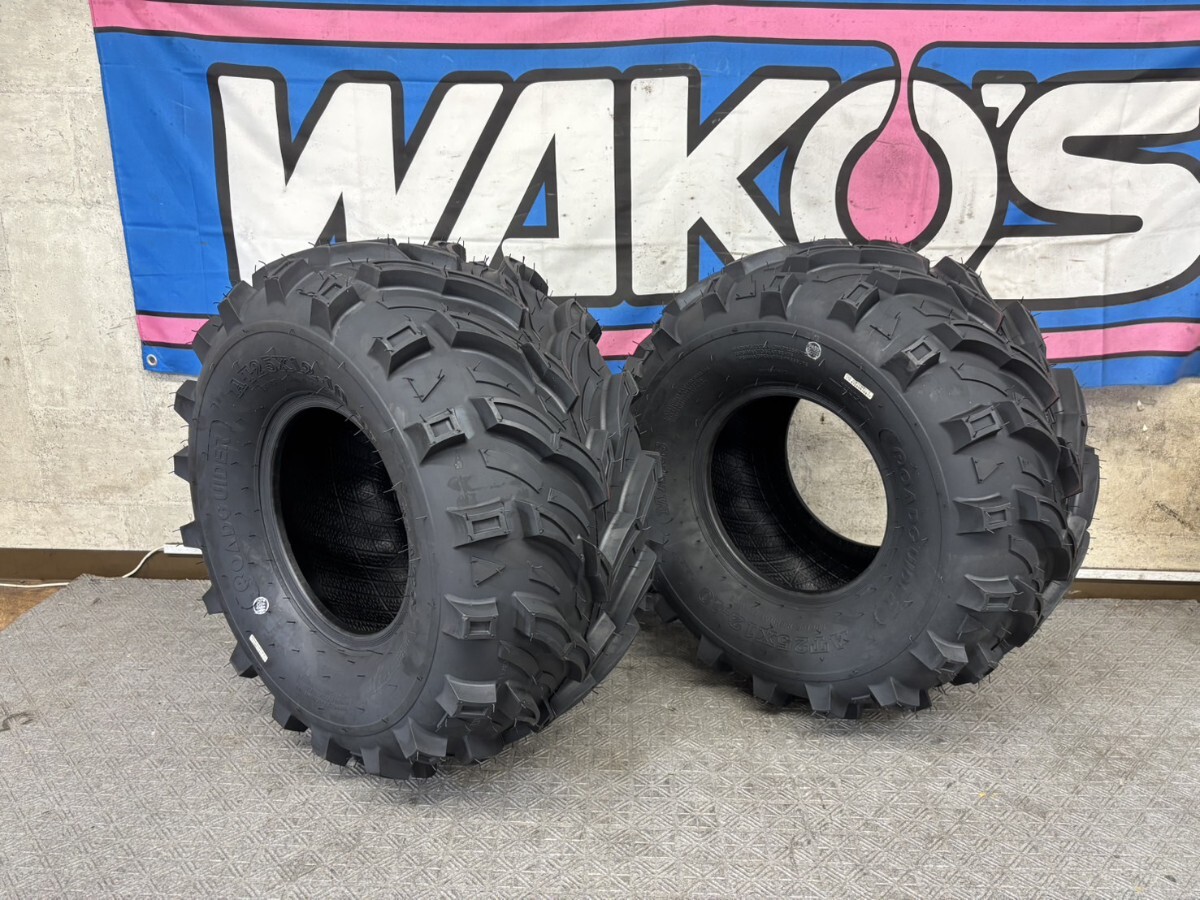 新品 バギー タイヤ AT25×12-10 2本セット クアッドランナー Quad Runner 4輪バギー オフロード拍卖