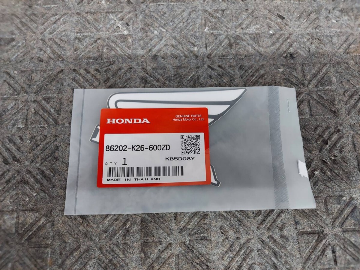 新品・未開封 ホンダ マーク L ウィングマーク ステッカー 86202-k26-600zd HONDA 純正 部品 パーツ拍卖