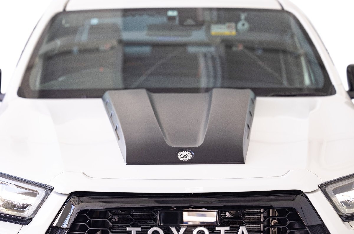 【M’s】 125 ハイラックス GRスポーツ 用 GUN125-DTTHX (2021.10-) ROWEN ボンネットフードカバー ロェン ロウェン FRP エアロ パーツ拍卖