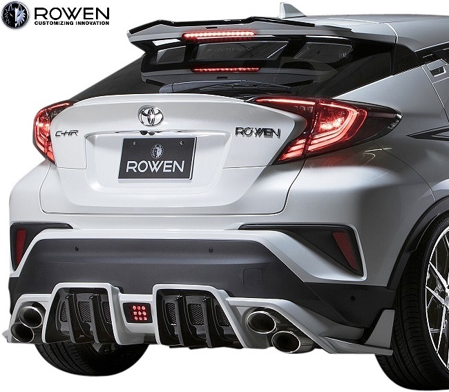 【M’s】トヨタ C-HR RR 前期 (2016.12-2019.09) ROWEN リヤアンダーディフューザー//FRP製 ロェン ロウェン ローエン エアロ 1T026P00拍卖