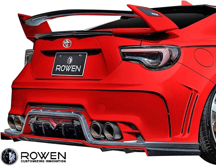 【M’s】86 ZN6 後期 (2016.8-) ROWEN 86 STREET ZERO リヤ バンパー / FRP ロエン ロウェン ローウェン エアロパーツ カスタム 1T009P10拍卖