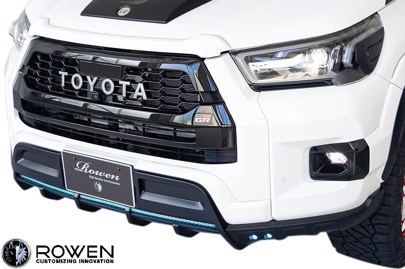 【M’s】 125 ハイラックス GRスポーツ 用 GUN125-DTTHX (2021.10-) ROWEN フロントアーマー ロェン ロウェン FRP エアロ パーツ 1T052A00拍卖