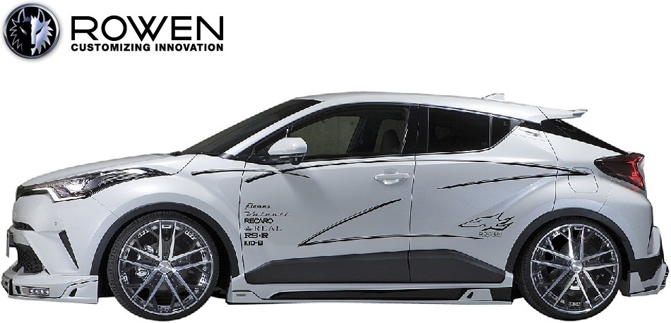 【M’s】トヨタ C-HR RR 前期 (2016.12-2019.09) ROWEN サイドステップ 左右//FRP製 ロェン ロウェン ローエン エアロ 1T026J00拍卖