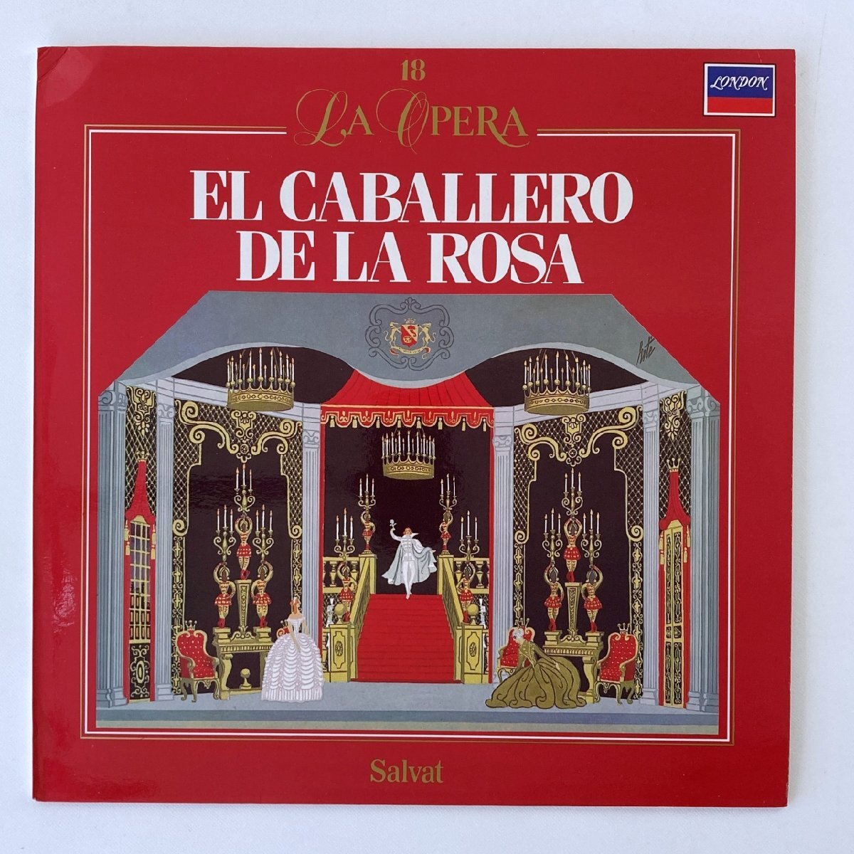 LP/ ゲオルグ・ショルティ / R.シュトラウス:歌劇「ばらの騎士」 / スペイン盤 コーティングJK LONDON 424318-1 21421拍卖