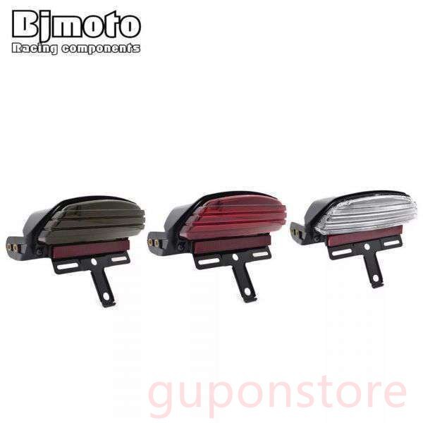 ハーレーダビッドソンダイナ FXDF 脂肪ボブ 2008-2017 オートバイ煙トライバーリアフェンダーブレーキテール Led ランプ拍卖