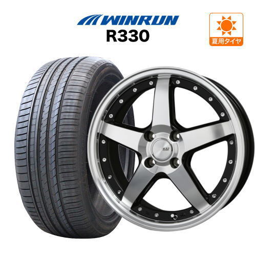 サマータイヤ ホイール 4本 BADX ロクサーニ グラスターファイブ WINRUN ウインラン R330 165/45R16拍卖