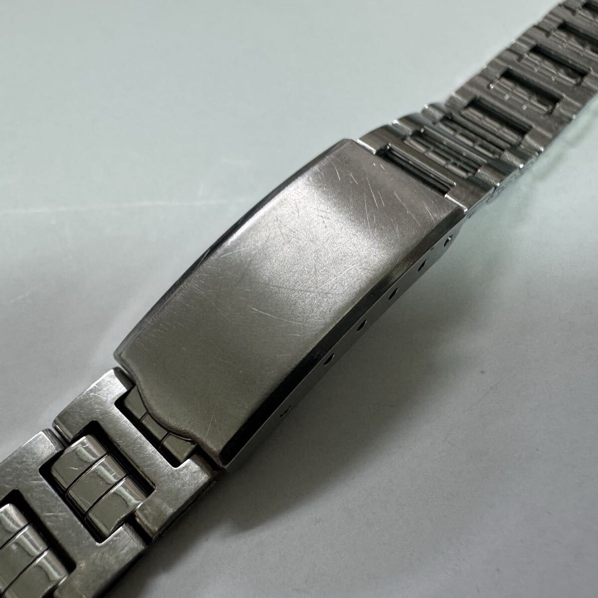 ベアー ベルト 10mm幅 中古 ブレス バンド ベルト ステンレスベルト ブレスレット S.S watch band stainless steel bracelet BEAR 129-1拍卖