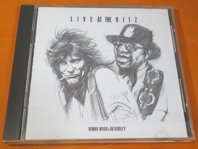 ♪♪♪ ボ・ディドリー & ロニー・ウッド Ronnie Wood & Bo Diddley 『 Live At The Ritz 』国内盤 ♪♪♪拍卖
