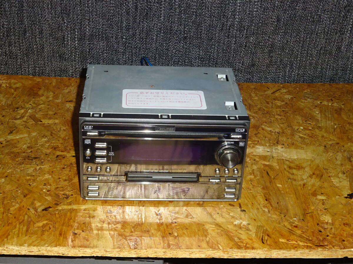 ECLIPSE E3303CMTBK 2DIN CD/MD/チューナー 動作良好 拍卖