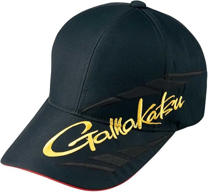 【送料無料】Gamakatsu(がまかつ) フィッシングキャップ GM 9795 黒 サイズ L 頭囲 57〜60㌢ アジャスター調整 日焼け対策必須 つば広 帽子拍卖