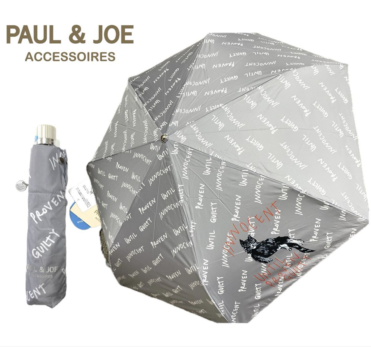 C 新品 ポール&ジョー 傘 雨傘 折りたたみ傘 拍卖