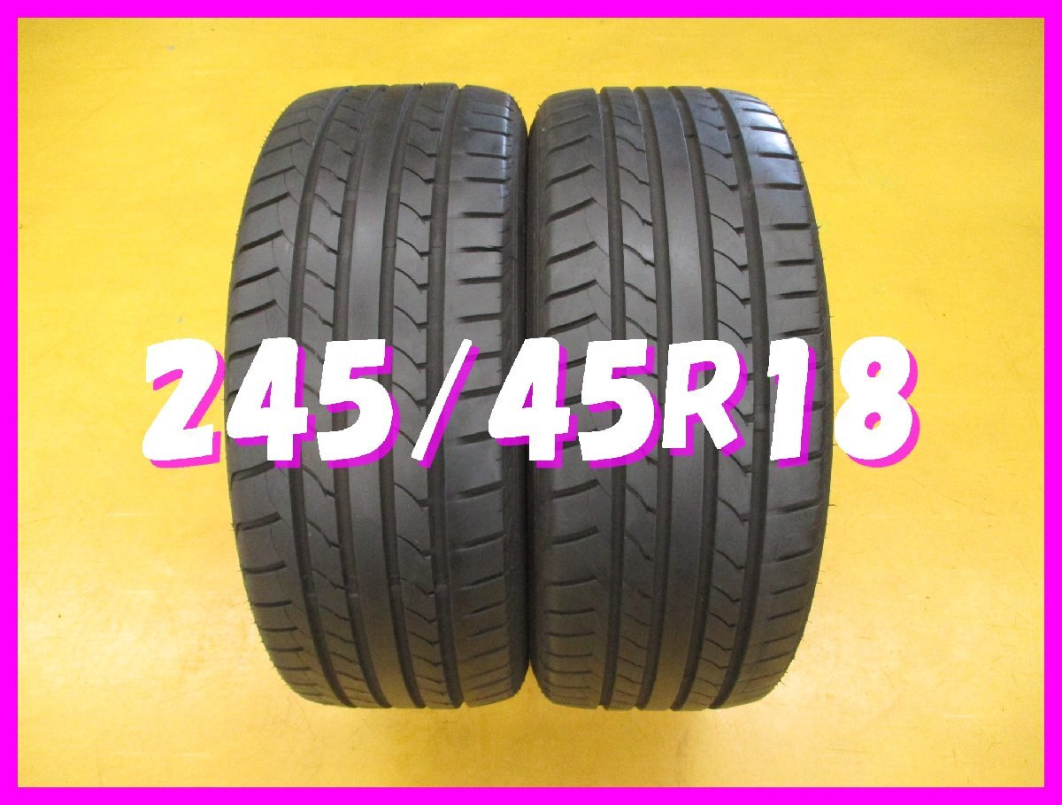 ◆送料無料 B1s◆ 245/45R18 100W MAXTREK MAXIMUSM1 夏2本 ※2021年製拍卖