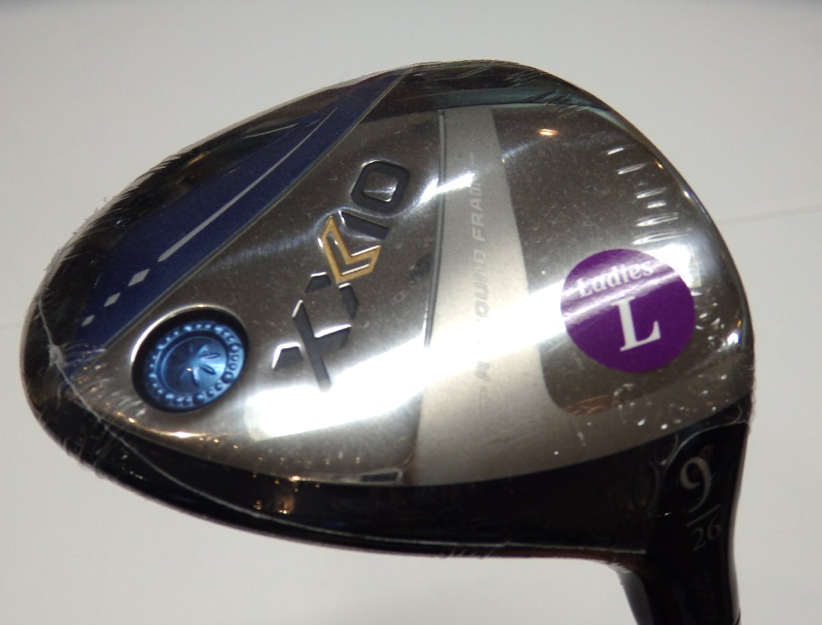 値下げ 新品 XXIO13 レディス ブルー フェアウェイ 9番ウッド 26度 L シャフト 送料無料(北海道、沖縄を除く)拍卖