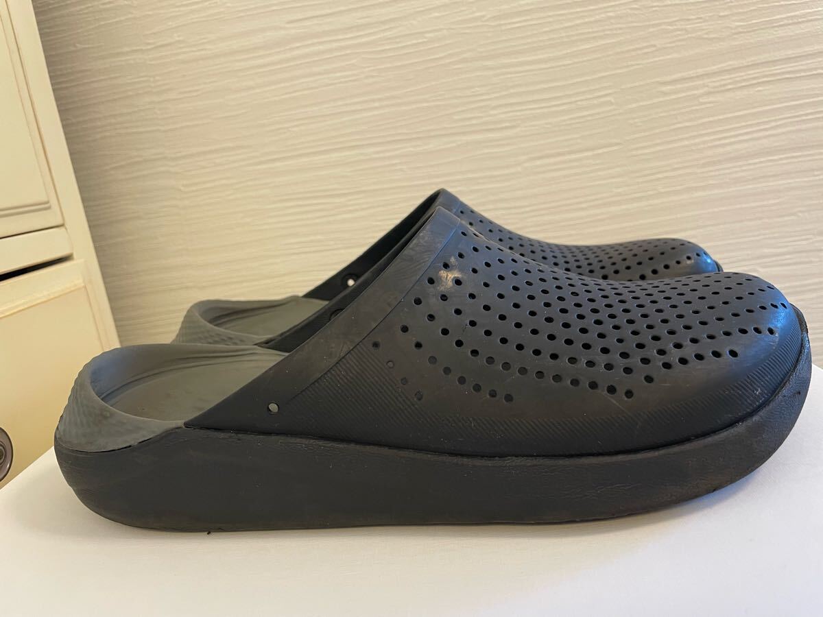 クロックス ライトライド 26cm ブラック/スレートグレー拍卖