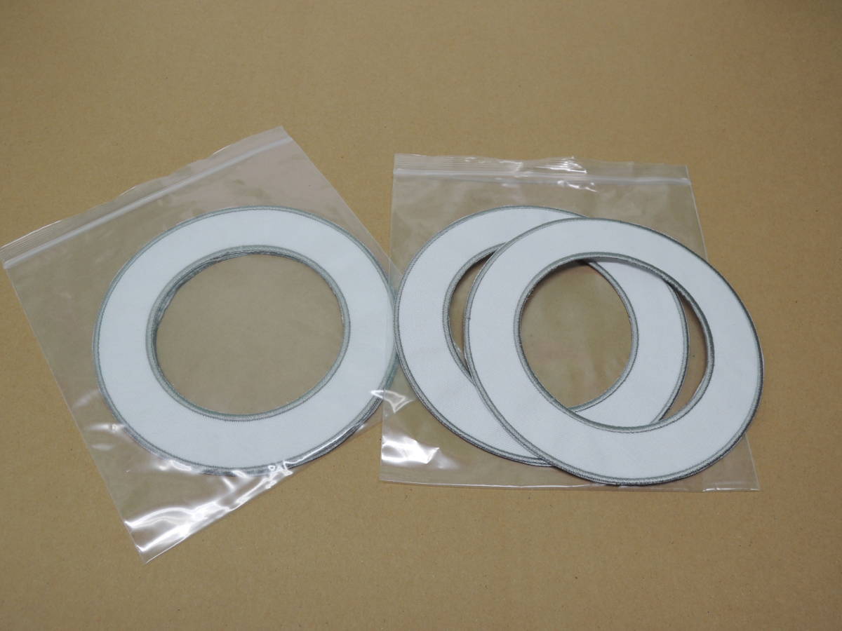 ■即日発送■ 空調服 自作キット用 リング/ワッペン 4枚/2着分 直径9cm 作業服/DIY/屋外/サンエス/ワークマン/つなぎ/シール/即納 ①拍卖