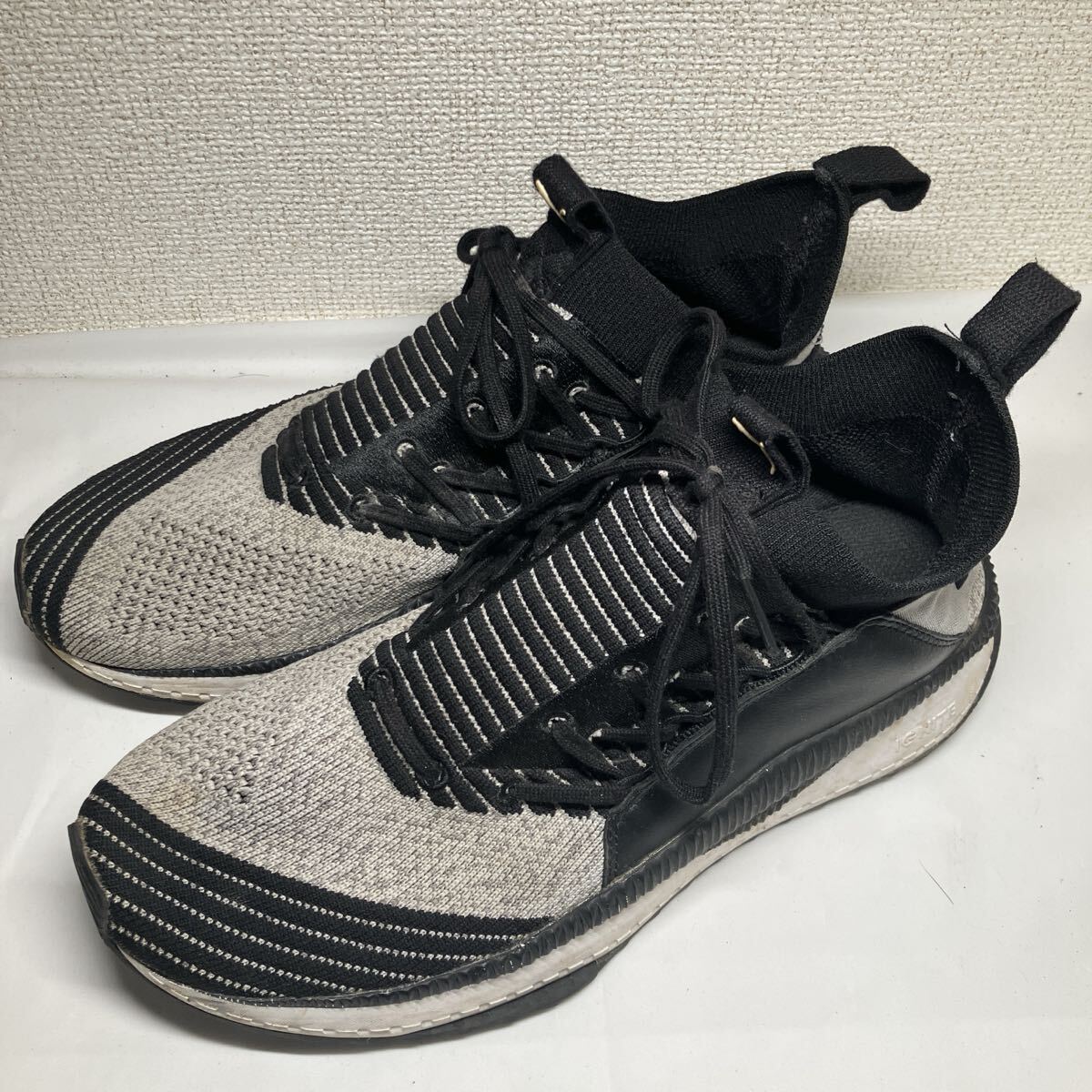 PUMA プーマ ランニングシューズ 26.5cm グレー メンズ 靴拍卖