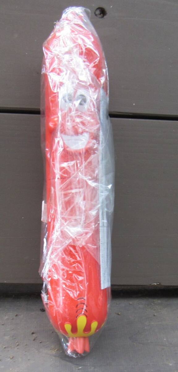 、沖縄りゅうちぇる思い出グッズ、ドキハラおばかなソーセージ、★即決中古保存良好、透明フィルムでくるんで残し、長さ37㎝周り23位拍卖
