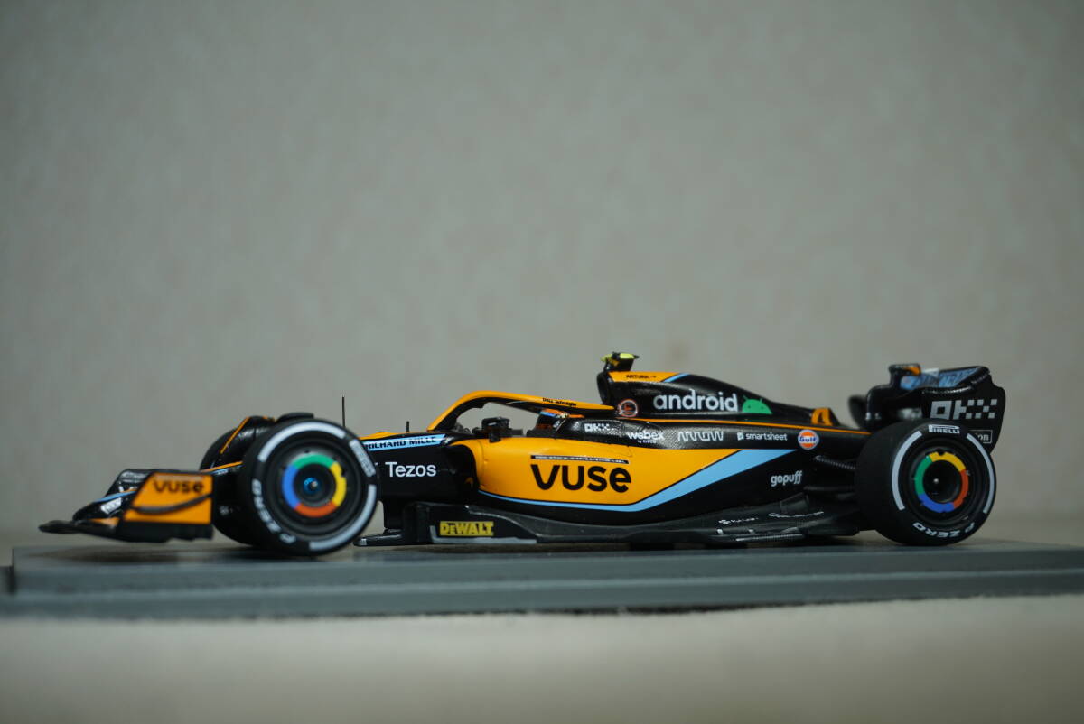 1/43 タバコデカール加工 ノリス マイアミ GP spark McLaren MCL36 Mercedes #4 Norris 2022 Miami マクラーレン マイアミ メルセデス拍卖