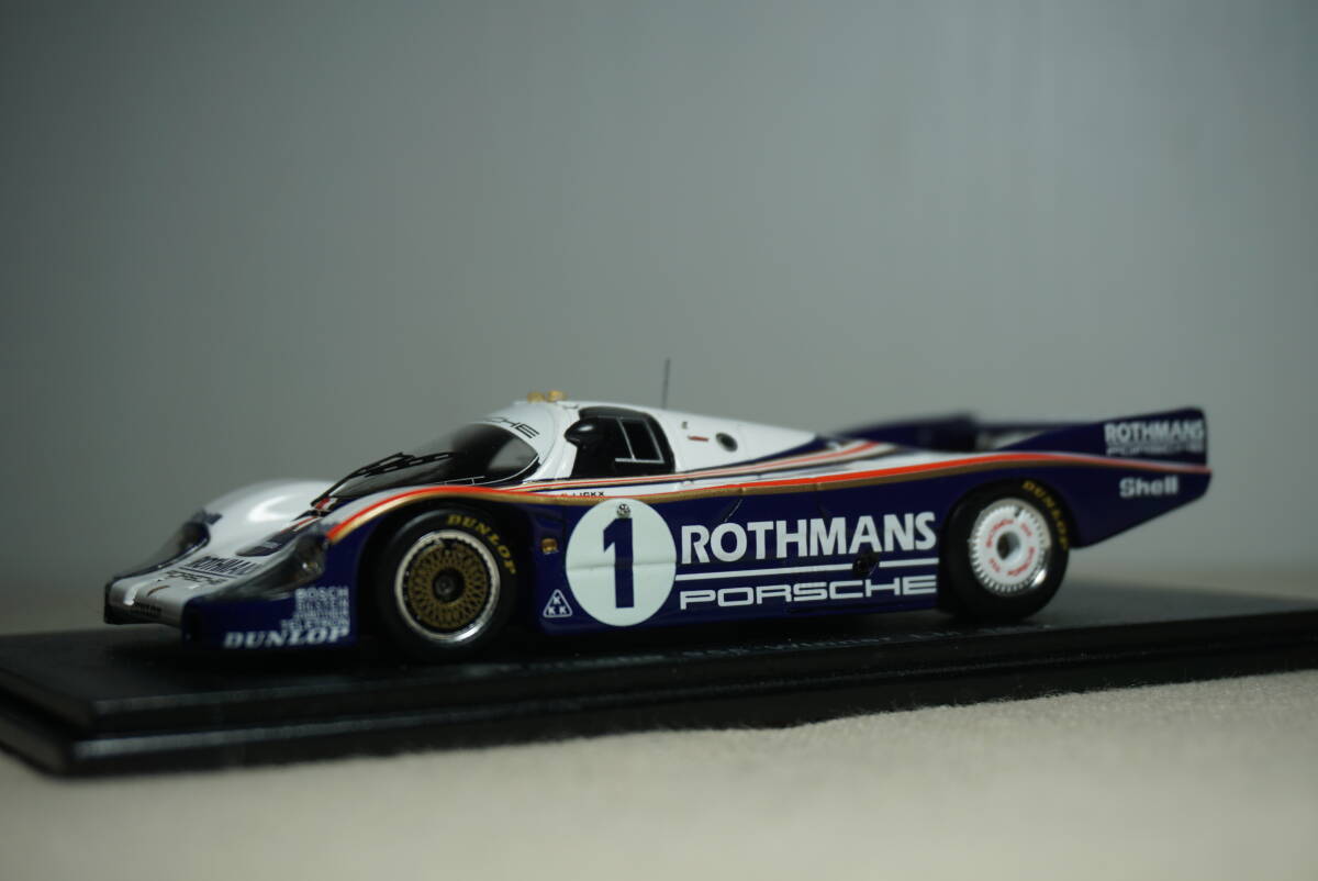 1/43 タバコデカール加工 ルマン 優勝 spark Porsche 956 #1 1982 Le Mans 24h winner ポルシェ rothmans ロスマンズ 956-002拍卖
