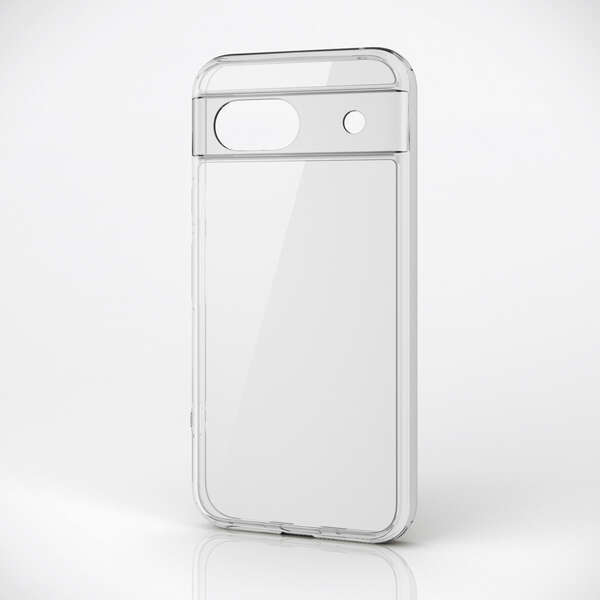 Google Pixel 8a用ハイブリッドケース 側面にはTPU素材を、背面には透明度の高いポリカーボネート素材を使用: PM-P241HVCKCR拍卖