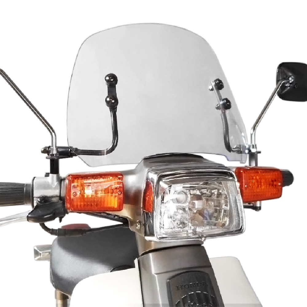 ホンダ スーパーカブ カスタムタイプ用 アウトスタンディング ショートバイザー SV-CM-04C クリア拍卖