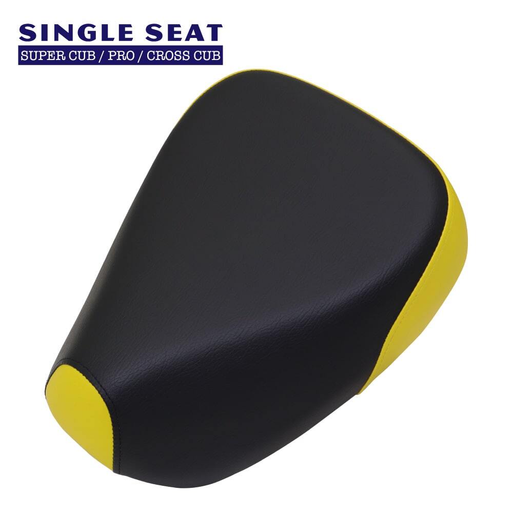 シングルシート S37 ホンダ スーパーカブ プロ クロスカブ JA60 JA59 JA45 JA42 JA44 JA10 AA04 AA09 AA07 黒 イエロー拍卖